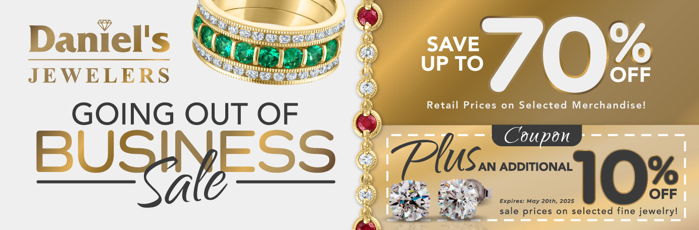 Daniel's Jeweler's 70% Plus 10% Off Sale